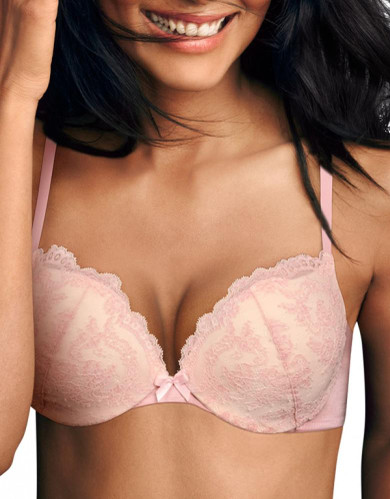 Maidenform Love the Lift Push-Up Satin Demi Bra DM9900