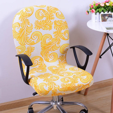 Elastic Office Computer Chair Cover Side Arm Chair Cover Chaise Stretch Rotating Lift Chair Cover Without Chair Arm LBShipping