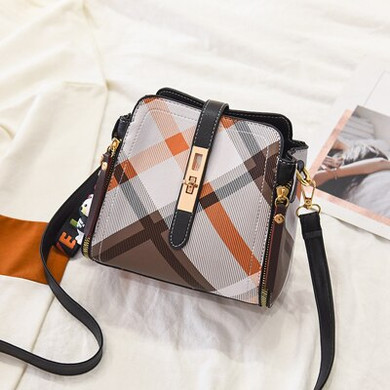 Luxury Handbags Women Bags Clutch Purse High Quality Casual Female Bag Plaid PU Leather Crossbody Messenger Bags Designer