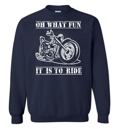 MOTORCYCLE: OH WHAT FUN - IT IS TO RIDE