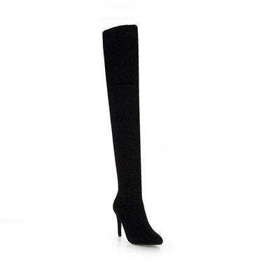 ASUMER Plus size 34-46 New 2020 New over the knee boots women shoes high heels solid color thigh high boots ladies stretch boots