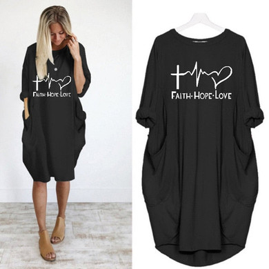 2020 Autumn Winter Long Sleeve Women's Dress O-Neck Sexy Pullover Party Dresses Fashion Loose Midi Dress  Vestidos Plus Size 5XL