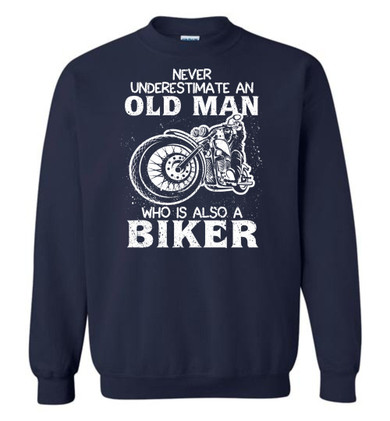 MOTORCYCLE: NEVER UNDERESTIMATE AN OLD MAN WHO IS ALSO A BIKER