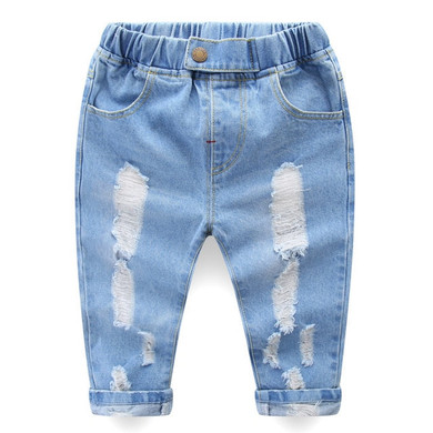 Spring Girls Jeans Baby Kids Jeans for Children Boys Girls Leggings Denim Pants Toddler Pants Girls Kids Pants for Boy Girl 1-5Y