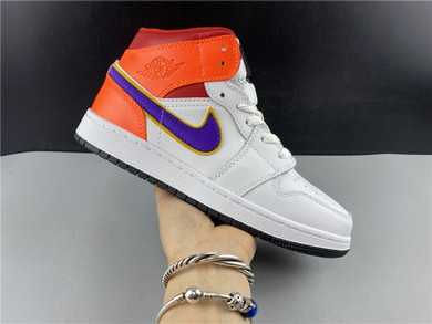 AJ 1 Mid Alternate Multi-Color (GS) Shoes Sneakers