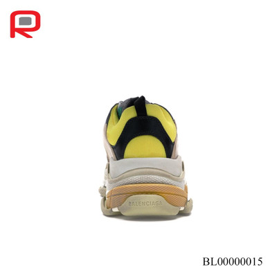 BLCG Triple S Beige Green Yellow (2018 Reissue) Shoes Sneakers