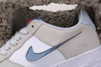 AF 1 Low Transparent White Swoosh Shoes Sneakers