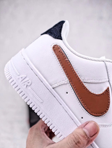 AF 1 Low Removable Swoosh Pack White Vachetta Tan Shoes Sneakers