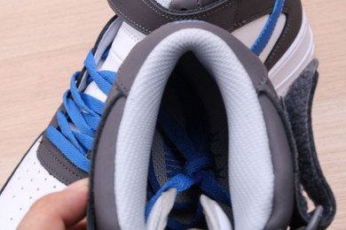 AF 1 Lv8 ID Grey White Blue Shoes Sneakers