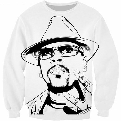 Portrait Tupac Printed Sweatshirt