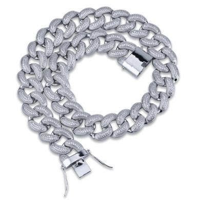 Hip Hop Jewelry Gold and silver Cuban Necklaces