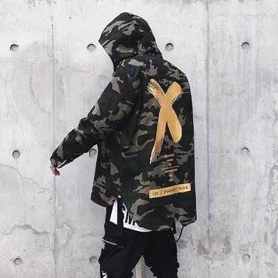 Camouflage X Print Jackets