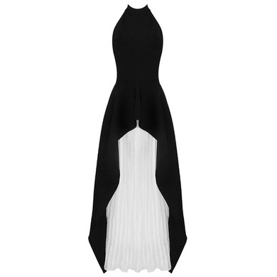 Adyce 2020 New Summer Women White Backless Bandage Dress Sexy Hater Ruffles Maxi Club Celebrity Runway Party Dresses Vestidos