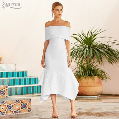 Adyce 2020 New Summer White Off Shoulder Bandage Dress Women Sexy Short Sleeve Celebrity Evening Runway Bodycon Party Club Dress Adyce 2020 New Summer White Off Shoulder Bandage Dress Women Sexy Short Sleeve Celebrity Evening Runway Bodycon Party Club Dress