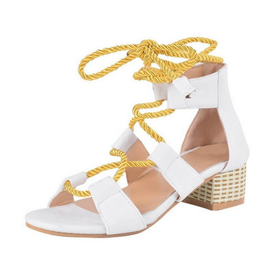Women Ankle Strap Heels Leopard Print Sandals
