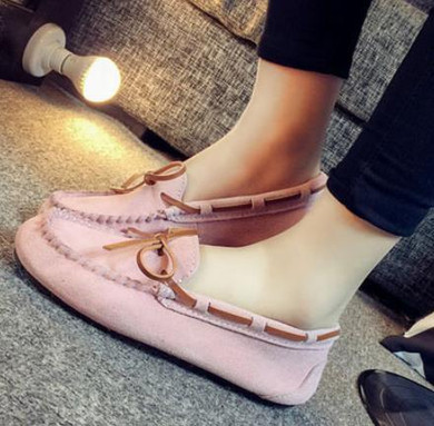 Womene spadrilles Flat Shoes 100% Genuine Leather Shoes Casual Loafers