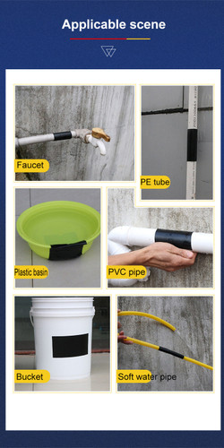 Super Strong  Flex TAPE - Waterproof Tape Stop Leak, Seal Repair , Tape Performance Self Tape Fiberfix Adhesive - 1.52 meter