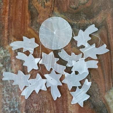 Shooting Stars Handmade White Onyx Windchimes
