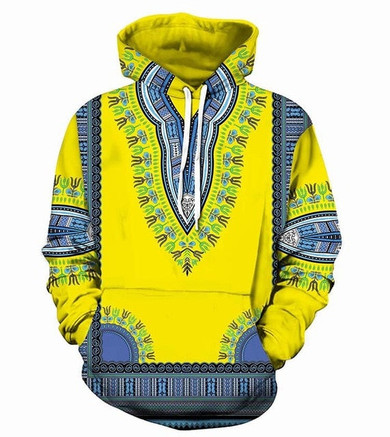 3D Traditional Print Hoodies Men/Women  African Dashiki Hoodie Sweatshirts