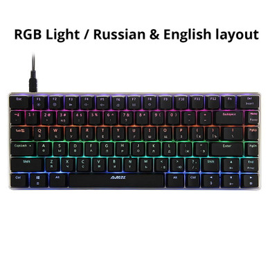 Ajazz AK33 82-key gaming keyboard wired mechanical keyboard