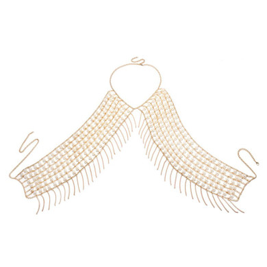 Imitation Pearls Full Body Chain