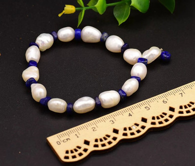 Handmade Natural Pearl Adjustable Bracelet