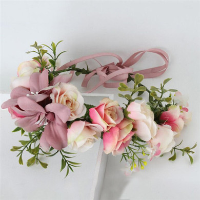 Bridesmaid Flower Head Wreath