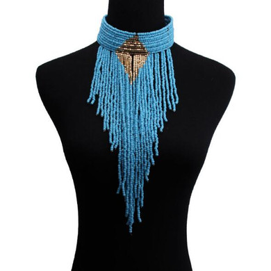 Bohemia Handmade Resin Beads Necklace