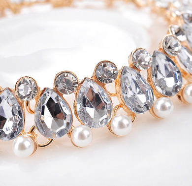Thick Chain Artificial Pearl Damas Necklace