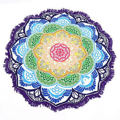 Round Beach Towel Tapestry Tassel