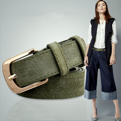 Woman's Faux Leather Belt