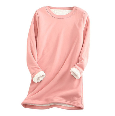 Women Thick Fleece Sweatshirt