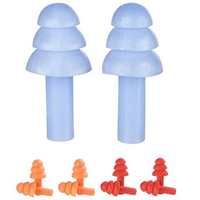 3 Pair Soft Anti-noise Waterproof Silicone Swimming Earplugs
