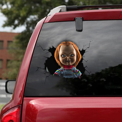 Horror Crack Sticker