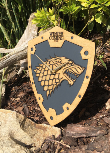 House Stark inspired wall clock