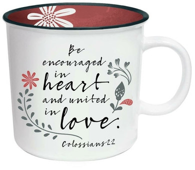 Scribbles Kitchen: Encouraged Coffee Mug