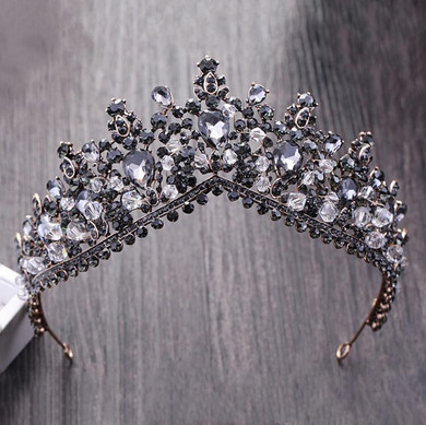 Vintage Rhinestone Pageant Crown Crystal Tiaras
