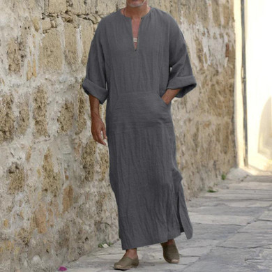 Casual Cotton/Linen Loose Long Shirt