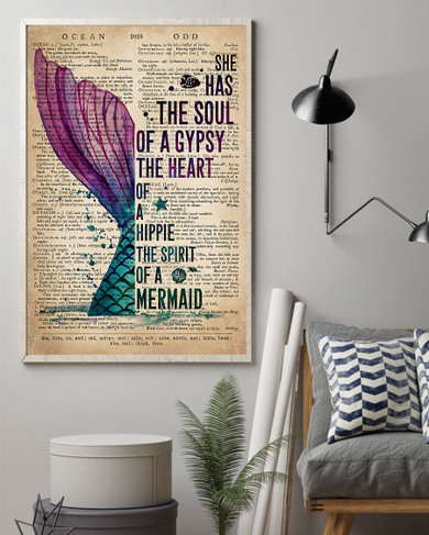 Mermaid The Soul Of The Gypsy Vertical Poster