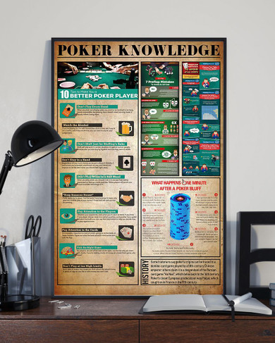 Poker Knowledge Vertical Poster