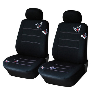 AUTOYOUTH Butterfly Embroidered Car Seat Cover Universal Fit Most Vehicles Seats Interior Accessories Black Seat Covers AUTOYOUTH Butterfly Embroidered Car Seat Cover Universal Fit Most Vehicles Seats Interior Accessories Black Seat Covers