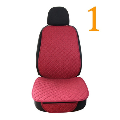 Car Seat Cover Protector Front Backrest Cushion Pad Mat Flax auto Breathable Protector seat Mat Pad Car Accessories