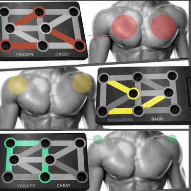 9 in 1 Push Up Board with Instruction