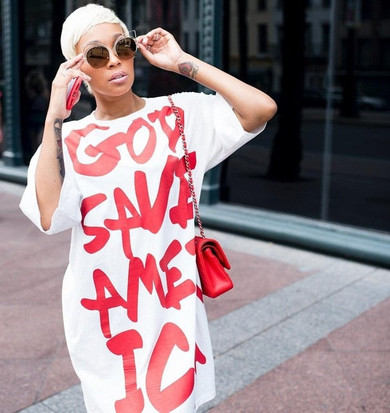 Print T-Shirt Dress