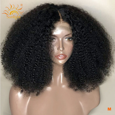 Afro Kinky Curly Wig 13x4 Pre Plucked Lace