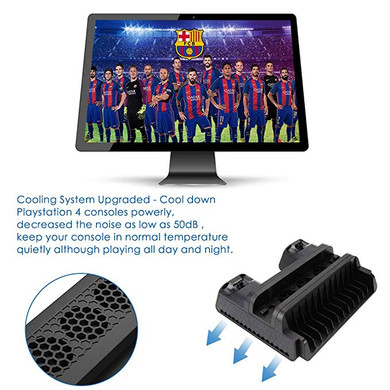 PS4/PS4 Slim/PS4 PRO Vertical Stand with Cooling Fan