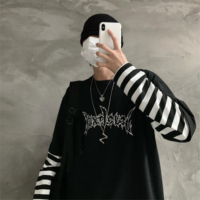 Patchwork Striped Women T-shirt