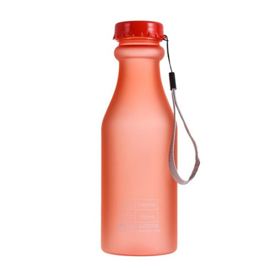 Candy Colors Unbreakable Frosted Leak-proof Plastic kettle 550mL BPA Free