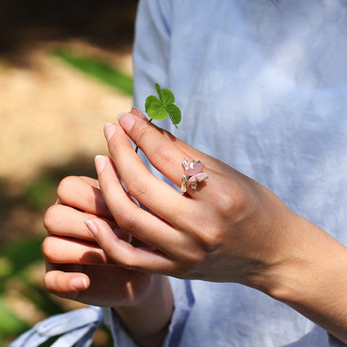 Real 925 Sterling Silver Butterfly Ring