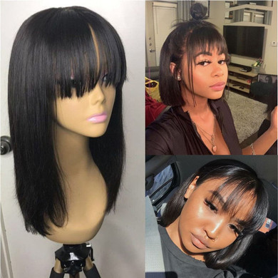 Short Bob Lace Front Human Hair Wig